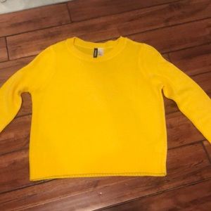 Yellow sweater